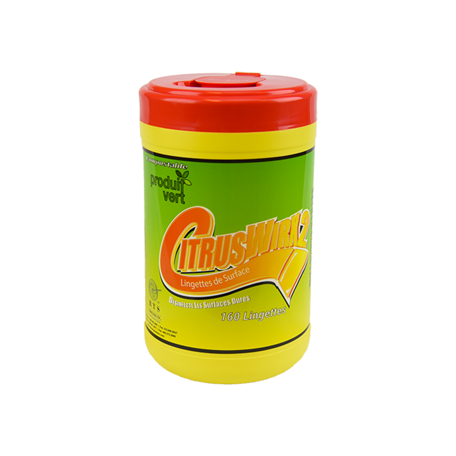 CitrusWirx 160 Wipe Canister
